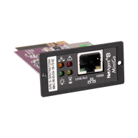 Tarjeta SNMP UPS Enersafe DS801 Gestión Remota Web SNMP v1/v2c/v3 Sin USB Monofásica – Vista frontal Casher Group Chile 1