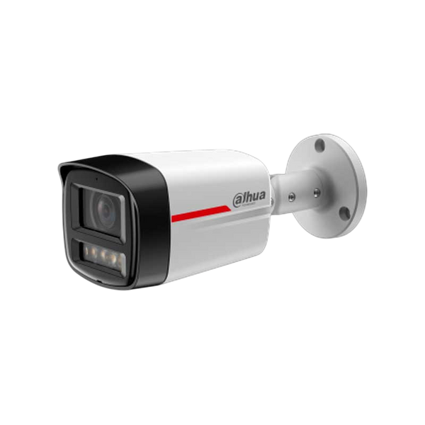 Cámara IP bala Dahua IPC-HFW2449TL-S-P WizSense WizColor 4MP lente 2,8mm IR30 micrófono – Casher Group Chile
