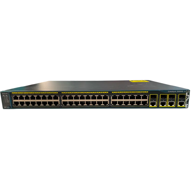 Switch Cisco Catalyst C2960G 48 Puertos Gigabit Reacondicionado L2 Chile
