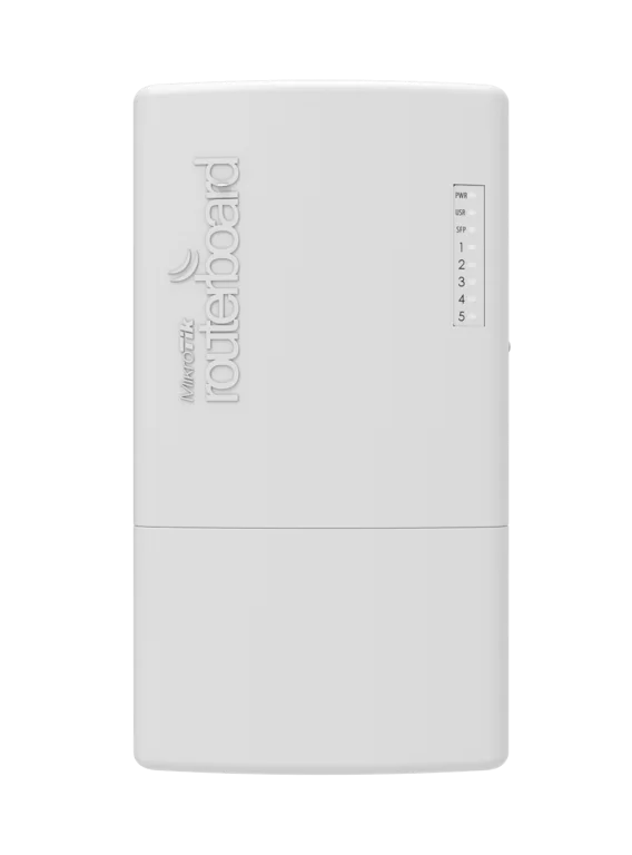 MikroTik PowerBox Pro RB960PGS-PB router exterior vista lateral carcasa intemperie – Casher Group Chile