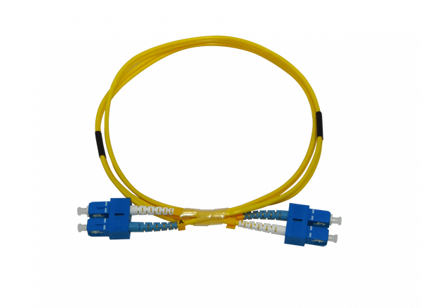 Jumper fibra óptica SC-SC UPC monomodo 1 metro JFSCC1 – Cable completo enrollado Casher Group Chile