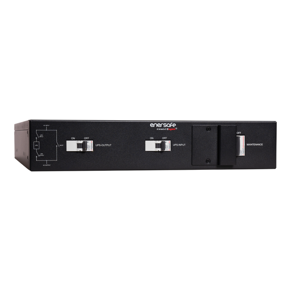 Bypass PDU Rackeable Enersafe 6/10kVA monofásico vista frontal rack 2U – Casher Group Chile