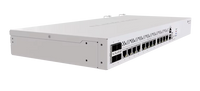 MikroTik CCR2116-12G-4S+ vista lateral dual PSU redundante RouterOS v7 – Casher Group Chile 3