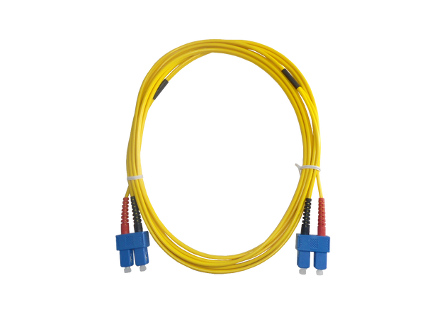 Jumper fibra óptica SC-SC UPC monomodo 3 metros JFSCC3 – Cable completo enrollado Casher Group Chile