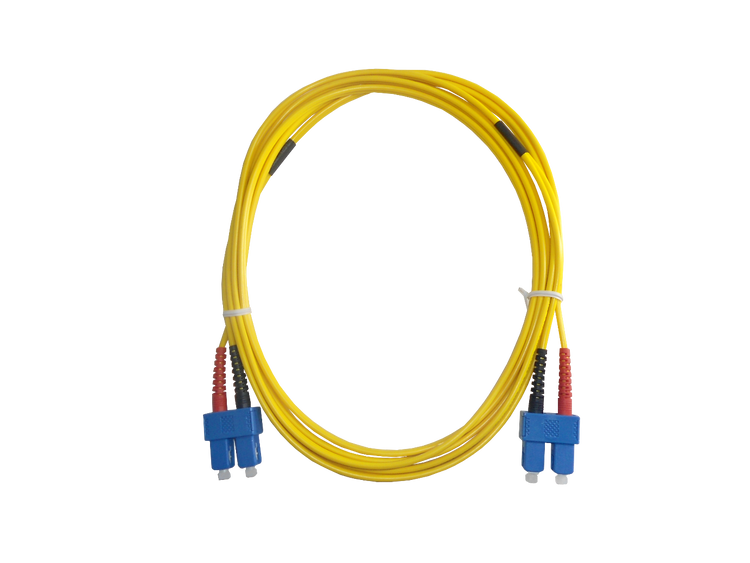 Jumper fibra óptica SC-SC UPC monomodo 3 metros JFSCC3 – Cable completo enrollado Casher Group Chile