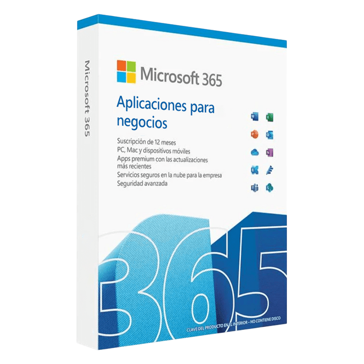 Licencia Microsoft 365 Apps Suscripción Anual Word Excel PowerPoint Outlook 1TB OneDrive 5 Dispositivos – Casher Group Chile
