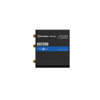 Router Industrial 4G LTE Teltonika RUT200 eSIM WiFi 4 WireGuard MODBUS OPC UA RutOS 9-30V DC – Vista frontal Casher Group Chile 1