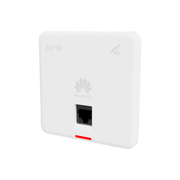 AP Huawei eKitEngine AP160 WiFi 6 Wall Plate 86mm 1,775Gbps 2x2 MIMO 2xGbE PoE 802.3af 9,1W – Vista frontal Casher Group Chile