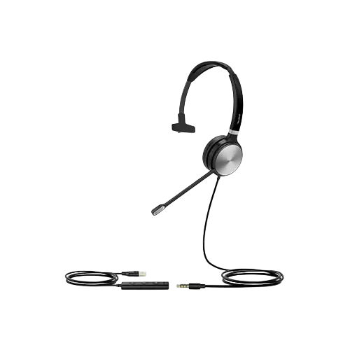 Auriculares USB Yealink UH36 Mono con micrófono de cancelación de ruido – Casher Group Chile
