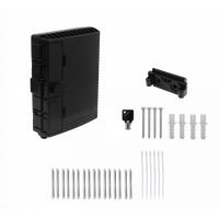 Caja NAP BOX-16N IP65 vista lateral cerrada – Casher Group Chile 4