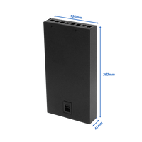Caja NAP BOX-8 IP20 vista exterior instalada – Casher Group Chile 4