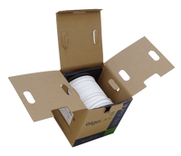 Caja bobina cable Furukawa GigaLan Cat6 UTP LSZH 305m detalle etiqueta – Casher Group Chile 2