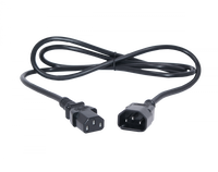 Cable de poder Linkmade CCMC C13 C14 macho-hembra negro 1,5 metros – Casher Group Chile 1