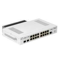 Router MikroTik CCR2004-16G-2S+PC 16 Gigabit y 2 SFP+ 10G vista frontal – Casher Group Chile 1