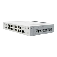 MikroTik CCR2004-16G-2S+PC panel trasero con doble entrada DC – Casher Group Chile 5