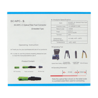 Conector Rápido SC/APC G657A – Detalle componentes internos mecanismo de sujeción de fibra Casher Group Chile 4