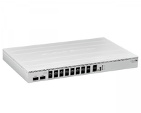 Switch MikroTik CRS518-16XS-2XQ 16x SFP28 25G 2x QSFP28 100G RouterOS L6 Dual PSU Rack 1U – Vista frontal Casher Group Chile 1