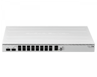 Switch MikroTik CRS518-16XS-2XQ – Vista frontal angular 16 puertos SFP28 25G 2 puertos QSFP28 100G rack 1U Casher Group Chile 2
