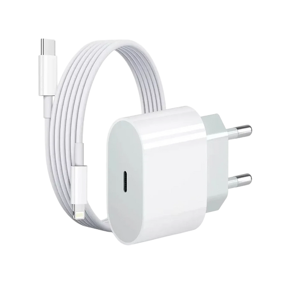 Cargador Rápido 35W USB-C Compatible iPhone 8 al 14 Pro Compacto Chile