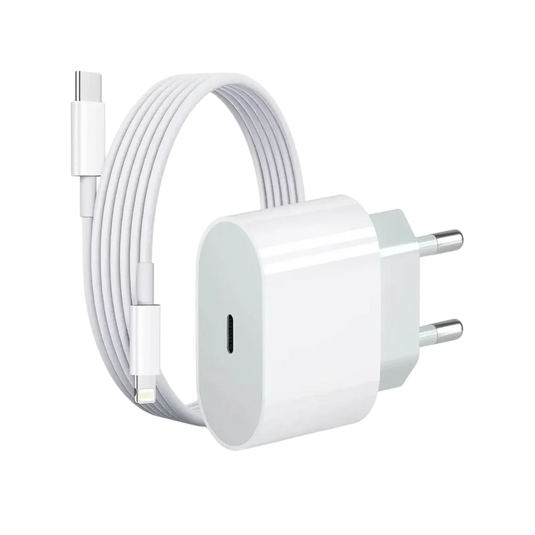 Cargador Rápido 35W USB-C Compatible iPhone 8 al 14 Pro Compacto Chile