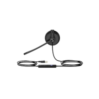 Headset Yealink UH34 Lite Dual Teams vista lateral con controlador de llamadas USB – Casher Group Chile 2