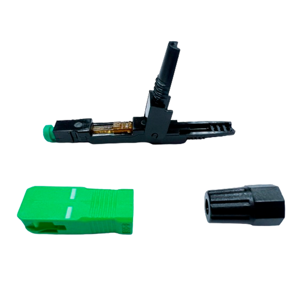 Conector Rápido SC/APC EasyFit vista frontal – Casher Group Chile