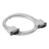 Cable Serial RS232 DB9 Macho-Macho 1,3 m conexión directa UPS – Casher Group Chile 1