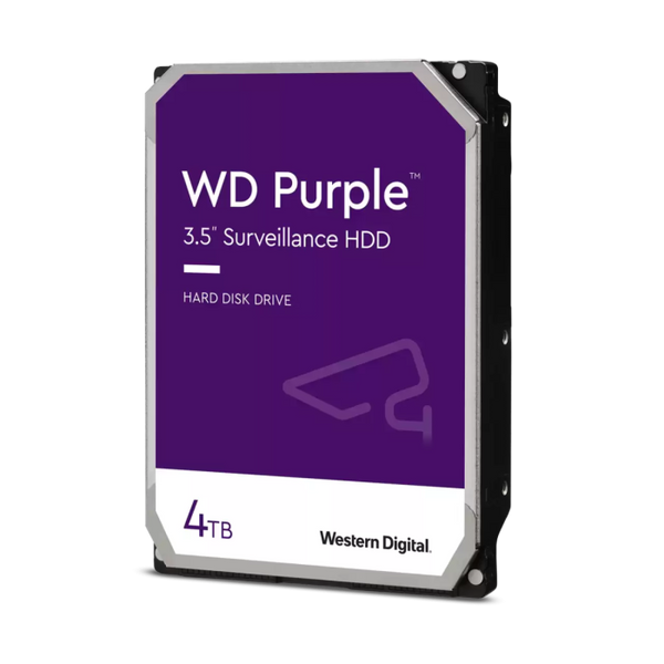 Disco Duro WD Purple 4TB WD43PURZ 3,5" SATA 6Gb/s CMR AllFrame NVR DVR 24/7 – Casher Group Chile