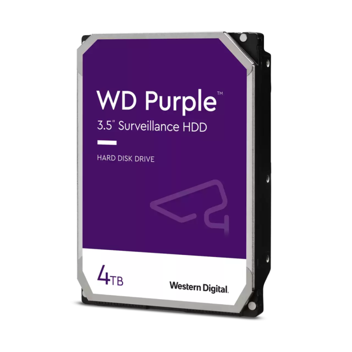 Disco Duro WD Purple 4TB WD43PURZ 3,5" SATA 6Gb/s CMR AllFrame NVR DVR 24/7 – Casher Group Chile