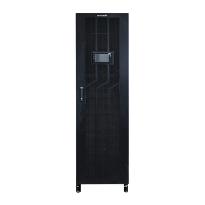 Frame UPS Modular Enersafe hasta 60kW Online Doble Conversión IGBT 96% Hot-Swap N+X Paralelo x4 – Vista frontal Casher Group Chile