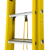 Escalera Telescópica PRODALUM ESFA-428 – Zapata rótula suela antideslizante goma armadura protectora riel Casher Group Chile 4