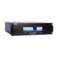 ByPass Rackeable 20kVA Enersafe MDESOLTRIRT20KVA vista frontal Rack 19" – Casher Group Chile 1