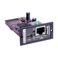 Tarjeta SNMP Web Enersafe DS806 Monitoreo Remoto UPS Ethernet HTTP HTTPS Alarmas Email – Vista frontal Casher Group Chile 1