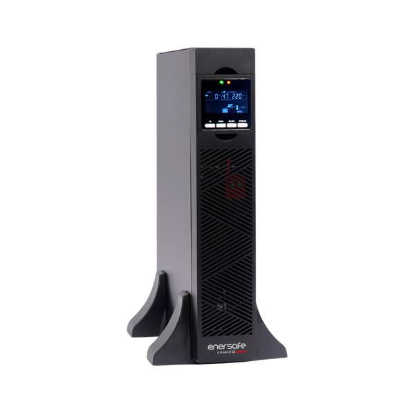 UPS Online Enersafe RTH-L 10kVA 10kW Litio LiFePO4 Doble Conversión FP1.0 Rack 2U BatteryPack 192V – Vista frontal Casher Group Chile