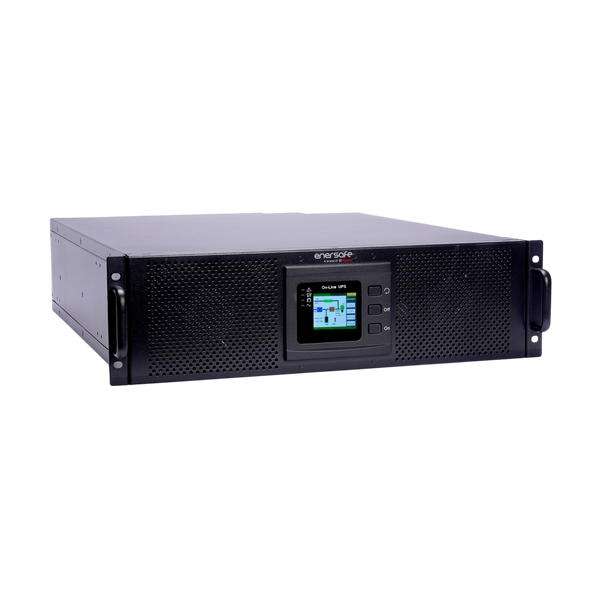 UPS Online Enersafe TRIMONO ESOL RTH 6kVA 5400W 3:1 Doble Conversión Entrada Trifásica Salida Monofásica – Vista frontal Casher Group Chile