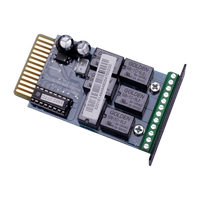 Tarjeta Contacto Seco Enersafe DryContact – Vista detalle conectores relay slot tarjeta inteligente UPS Casher Group Chile 2