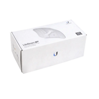 Antena Ubiquiti LiteBeam LBE-M5-23 instalada en poste exterior – Casher Group Chile 5