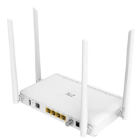ONT GPON ZTE ZXHN F6600R WiFi 6 Dual Band 4xGbE VoIP RF CATV SC/APC 20km – Vista frontal Casher Group Chile 1