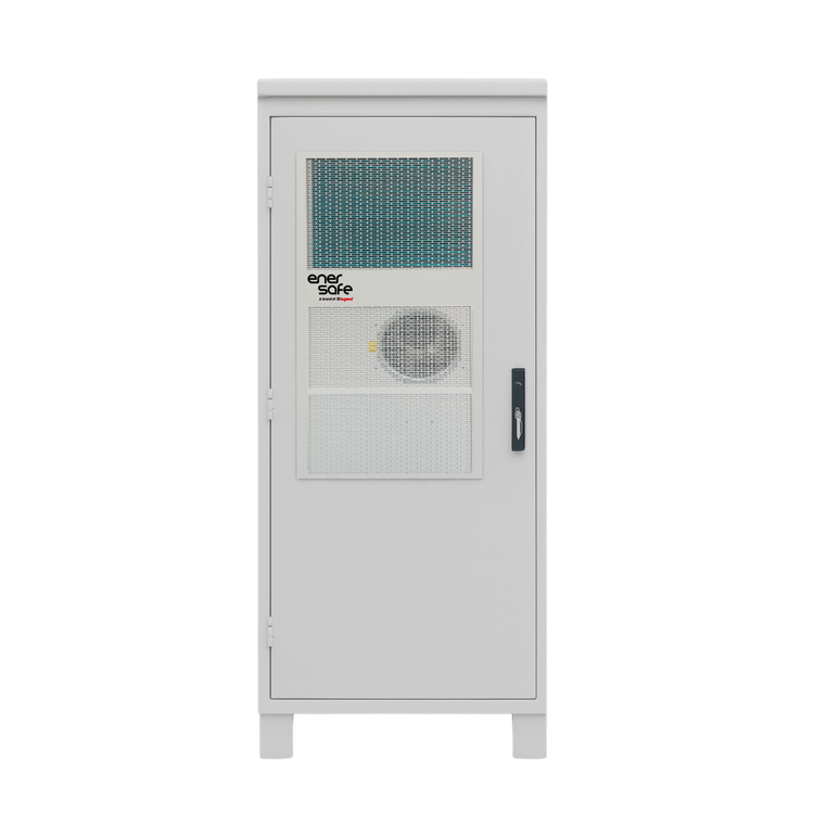 Gabinete Outdoor IP65 4kVA Tamaño L Enersafe – Climatizador R134a 40U UPS 6kVA Resistente Corrosión