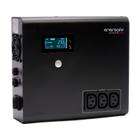 Inversor Cargador Enersafe 2400VA 1440W 24VDC Onda Cuadrada Transferencia 8ms Cargador 15A Torre – Vista frontal Casher Group Chile 1