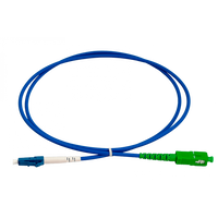 Jumper JBSAL1 LC/UPC-SC/APC – Extremo conector SC/APC simplex verde chaqueta blindada 3,0mm SM Casher Group Chile 2