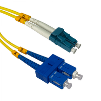 Jumper Fibra Óptica LC-SC/UPC Monomodo JFSLC2 Dúplex SM 9/125µm 2m LSZH 3,0mm – Vista general Casher Group Chile 1