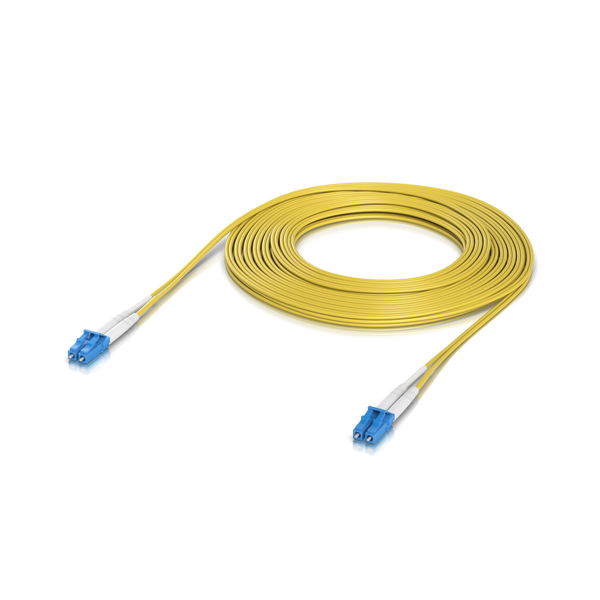 Jumper Fibra Óptica Ubiquiti LC-LC Monomodo OS2 10m – UACC-OFC-S2-LULU-10M