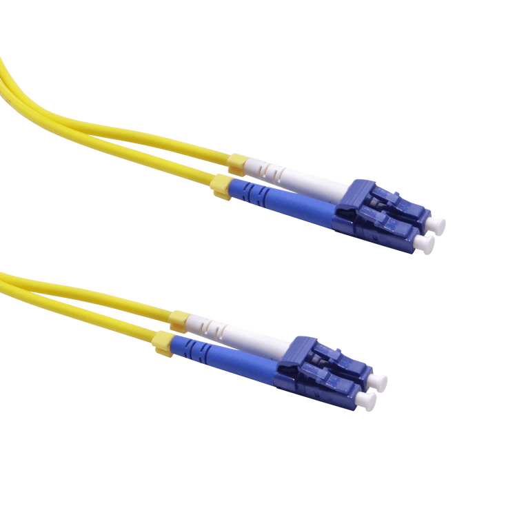 Jumper Fibra Óptica LC-LC Monomodo JFSLL40 Dúplex SM 9/125µm 40m LSZH 3,0mm – Vista general Casher Group Chile