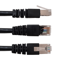 Cable Cat5e SF/UTP exterior Linkmade CPXN-350 – Detalle de conectores RJ45 blindados Casher Group 2