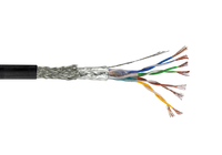 Cable Cat5e SF/UTP exterior Linkmade CPXN-350 – Corte transversal mostrando blindaje y pares de cobre Casher Group 3