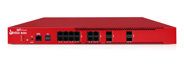 WatchGuard Firebox M395 Firewall UTM 3,8Gbps HTTPS 1,9Gbps 12x2,5G 2x1G SFP 2x10G SFP+ 250 Usuarios – Vista frontal Casher Group Chile