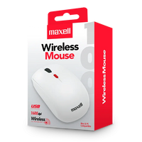 Mouse Inalámbrico Maxell MOWL-100 Blanco 1600 DPI – Casher Group Chile 3