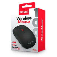 Mouse Inalámbrico Maxell MOWL-100 1600 DPI Negro – Casher Group Chile 1