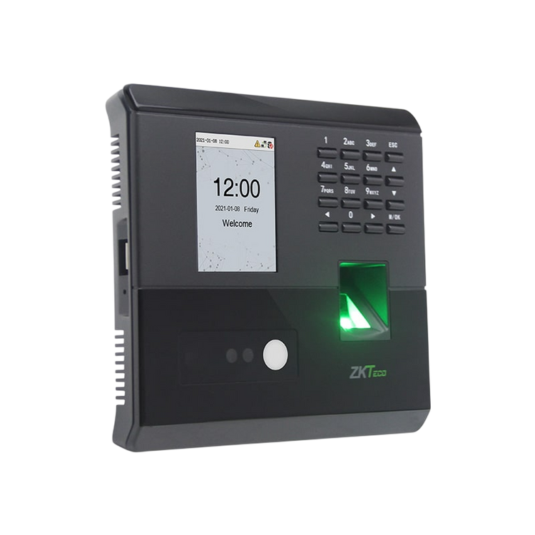 Terminal biométrica ZKTeco MB10-VL reconocimiento facial luz visible control de acceso empresas Chile